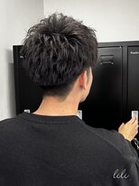 アンドメゾンオム(&Maison. homme)&nbsp;LILI/スパイキーショート/ピンパーマ/メンズ/ハイトーン