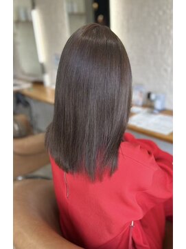 ヘアメイクアモーレ 光の森店(Hair Make Amore) モカチャコールベージュ×美髪再生
