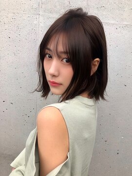 ユアーズヘアー センター南店(youres hair) 切りっぱなしミディアム