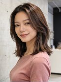垢抜けボブ大人ボブくびれボブ小顔ボブ切りっぱなしボブ
