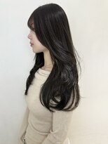 アクシス 栄店(`AXIS)&nbsp;平田/ワンホンレイヤー/ミルクティーブロンド/ダークブルー/栄