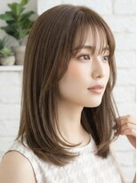 アイスバーグ ウェスト 清澄白河(eyesburg W/est)&nbsp;扱いやすいまとまるレイヤーミディアムシアーベージュ