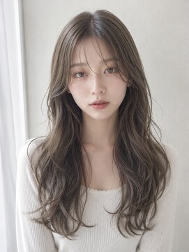 シエル 大名店(CIEL) 透明感オリーブグレージュ×ロングウェーブ