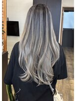 桃の木 ヘアー(桃の木 hair)&nbsp;ホワイトバレイヤージュ