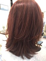 サンノゼ(SAN JOSE)&nbsp;フェザーボブ＋ピンクグレージュ