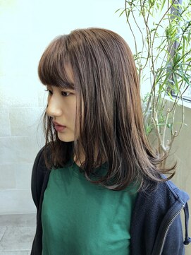 ゲン(gen.) 柔らかミディアム×ナチュラルブラウンカラー