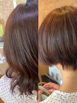 アークスヘアー 大人かわいい☆小顔リップライン丸みショート