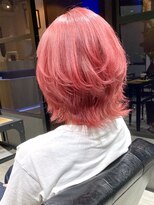 セシルヘアー(CECIL hair)&nbsp;CECIL 下北沢　派手髪！ディープオレンジカラー×韓国人風ヘア