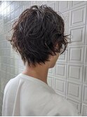 ジェンダーレスショートパーマ