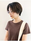 ハンサムショート_ミニウルフテラコッタくすみブルー_ba324482