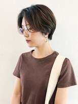 アイティーバイアルバム 藤沢店(IT by ALBUM) ハンサムショート_ミニウルフテラコッタくすみブルー_ba324482