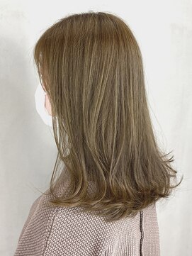 ムク(MUK) ゆるふわイエローベージュ【ダブルカラー/ハイライトカラー】