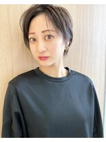 マイノリティー 石橋店(Minority) センターパート　ショートカット　大人カジュアル