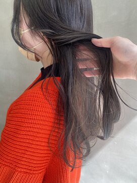 アマーク(a mark) 【能田　花音】暗髪透明感グレージュ