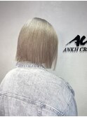《アンククロスYUKI》韓国風パールホワイト タッセルカット