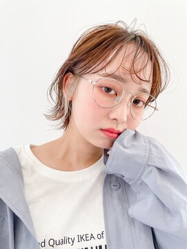 ロンドアジュール 横浜(Lond azur) 外ハネボブ×インナーカラー