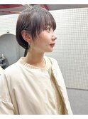 小顔効果抜群カジュアルマッシュショート