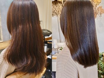 マーブレット(marblet.)の写真/カラーをしながら叶える美髪ケア。髪の歪みを整えることで、扱いやすさがUP&指通りの良いサラツヤ髪に♪
