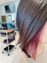アメイジングヘアー 美沢店(AMAZING HAIR) イヤリングカラー×ピンク
