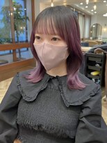 ロンドジェネルーズ 柏(Lond generous)&nbsp;【高嶋 優】 デザインカラー×ミディアム【前髪カット】【柏】