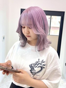 リル 溝の口(LiL) ハイトーン×アンブレラカラー/溝の口/ブリーチ/レイヤーカット