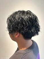 エヌアンドエー 春日部東口店(hair shop N&A) ビジネススーツ短髪×ツイストスパイラル 黒髪