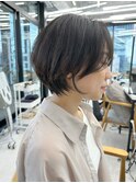 黒髪カタログ/ボブルフ/小顔に見せるヘア/ワンレン