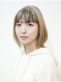 小顔ボブルフ髪型20代30代40代50代前髪あり前髪なし面長丸顔