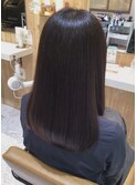 ツヤ髪質改善ストレート×セミロング