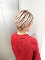 ムクヘアー(muk hair)&nbsp;コンパクトショート×ミルクティーベージュ