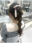 【新宿駅/新宿三丁目/ヘアセット/編みおろし】