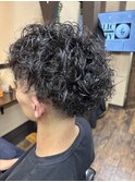 メンズツイストスパイラルパーマ