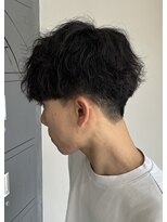 ネクストフォーヘアー(NEXT for hair)&nbsp;刈り上げマッシュ　波巻きスパイラル　メンズパーマ