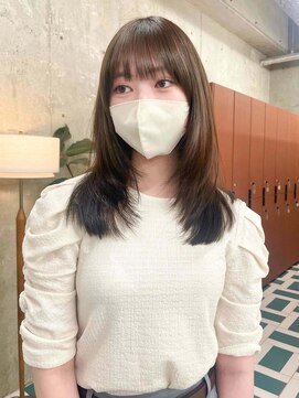 ノエ(noe) 黒髪カタログ/クラゲヘアー/オリーブグレー/栄r28