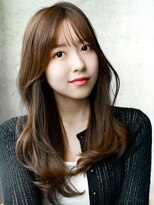 エインアンリー 明治神宮前(AIN.ANLY.) ☆黒髪クラゲヘアーオリーブグレー小顔ココアベージュ韓国ヘア