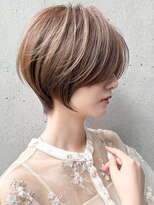 アグノス 青山(Agnos)&nbsp;愛されシースルーバングデジタルパーマ外ハネボブ結べるボブ