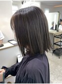 三重顔まわりレイヤーカット顔周りカットハッシュカット髪質改善