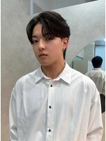 ジーナ オム 札幌(Zina Homme)&nbsp;センターパート＊メンズカット＊韓国ヘア＊Zina Homme札幌