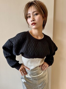 ニア(nir.) ナチュラルショートボブ髪型20代30代40代50代前髪あり