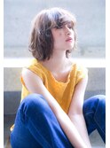 [ROJITHA]くしゃふわボブxアイスベージュ