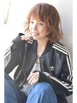 モーブ(MAUVE) MAUVE☆ナチュラルくせ毛風ボブ