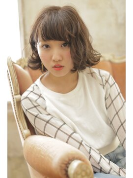 モードケイズ 松原店(MODE K's) ナチュラルボブ ×無造作 ×マーメイドアッシュ