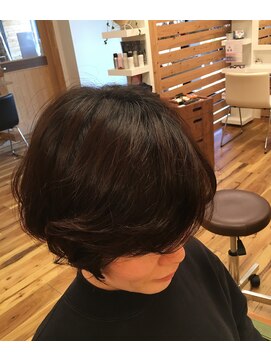 ピッカヘアーデザイン(PICKA hair-design) 前髪、ペタッとさんのフンワリスタイル☆