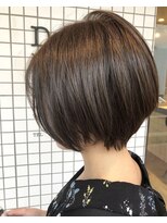 ヘアーアンドライフ ドア(hair&life Door)&nbsp;NOブリーチダブルカラー×夏ショートボブ