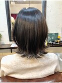 20代.30代.前上がり 丸み大人ボブ