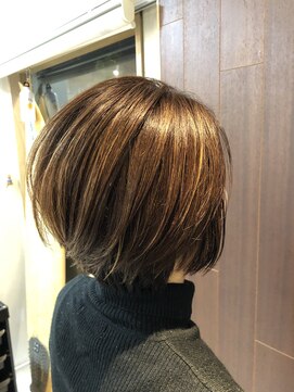 ヘアーリゾート ルアーナ(hair resort LUANA) シンプル前下がりグラデーションボブ