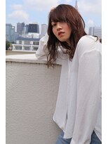 ネイヴィル(navile)&nbsp;ナチュラルベージュ×波巻きロング