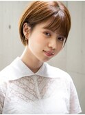 耳かけ/ウェーブパーマ/大人かわいい＃前髪＃ココアブラウン