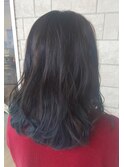 【AMAZING HAIR 千歳店/村山】ネイビーグラデーション