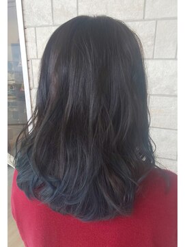 アメイジングヘアー 千歳店(AMAZING HAIR) 【AMAZING HAIR 千歳店/村山】ネイビーグラデーション